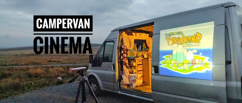 campervan cinema projector